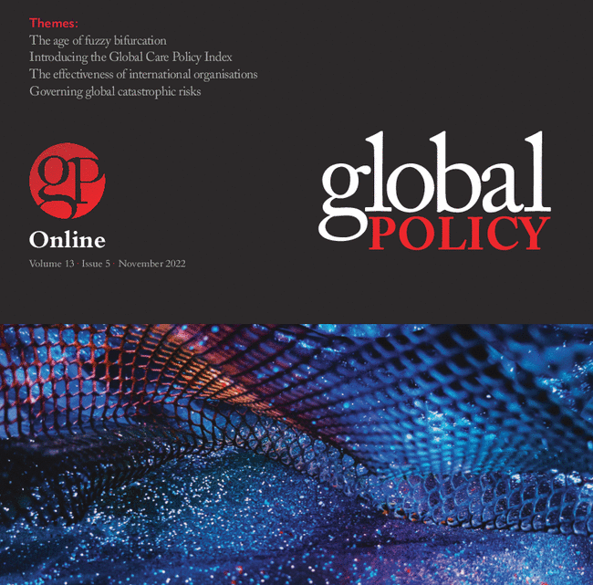 Global Policy Volume 13, Issue 5, November 2022, Pages 710-720